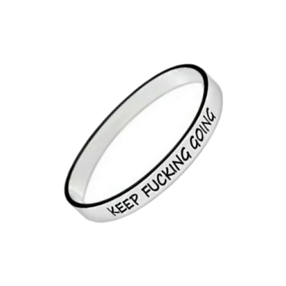🆕️ "Keep ****ing Going" ring
